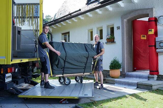 Umzug eines Klaviers